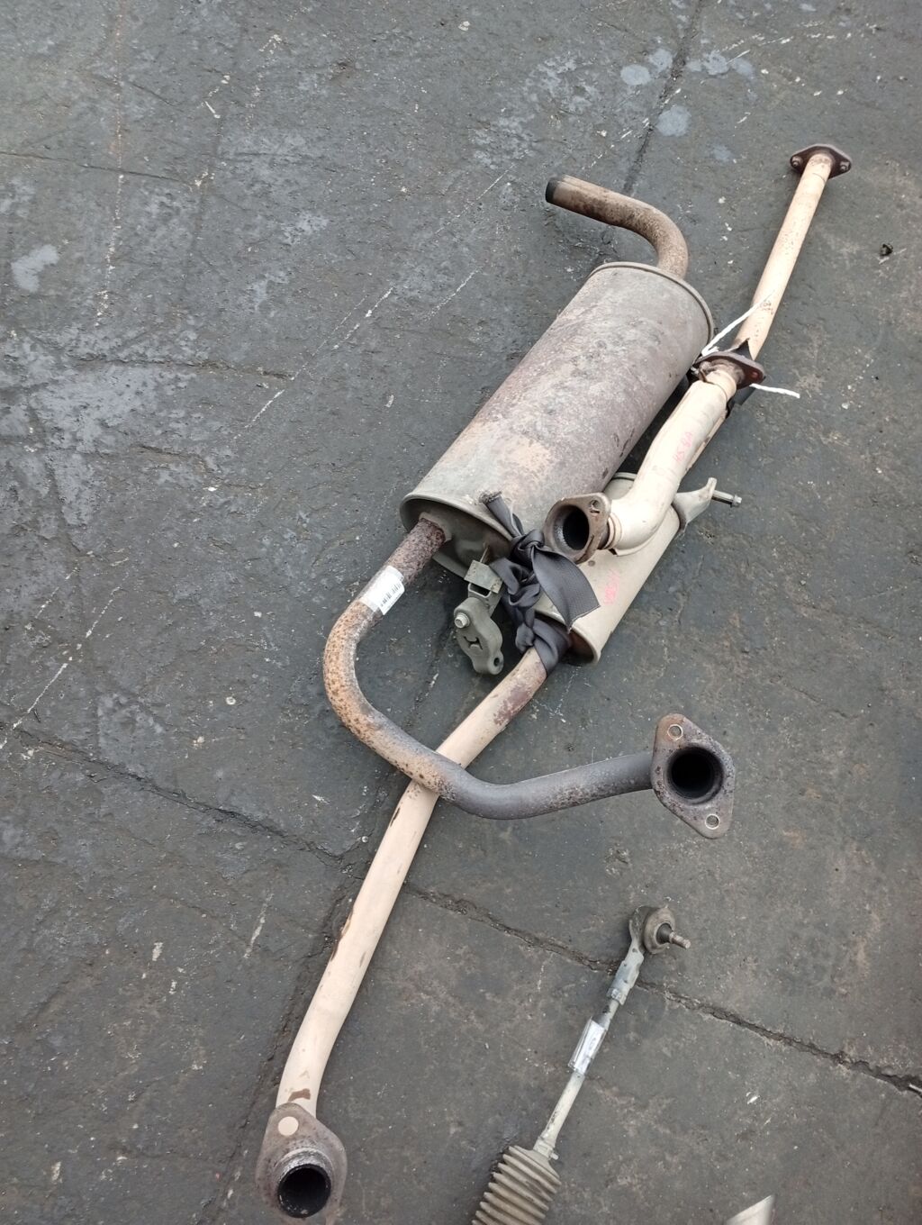 Глушитель на Mitsubishi Pajero Mini H58A 4A30