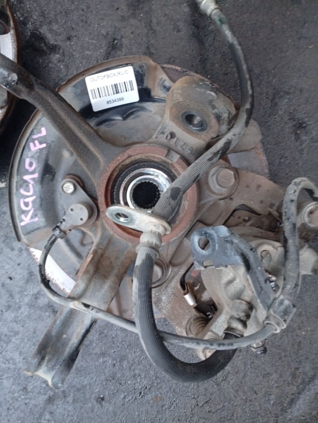 Ступица на Toyota Passo KGC10 1KR-FE, Переднее Правое расположение