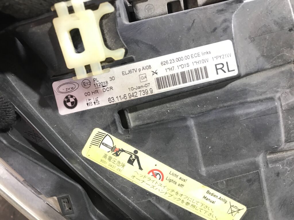 Фара 631169427499 631169427499,631169427399 на Bmw 3-Series E90 Фото 2