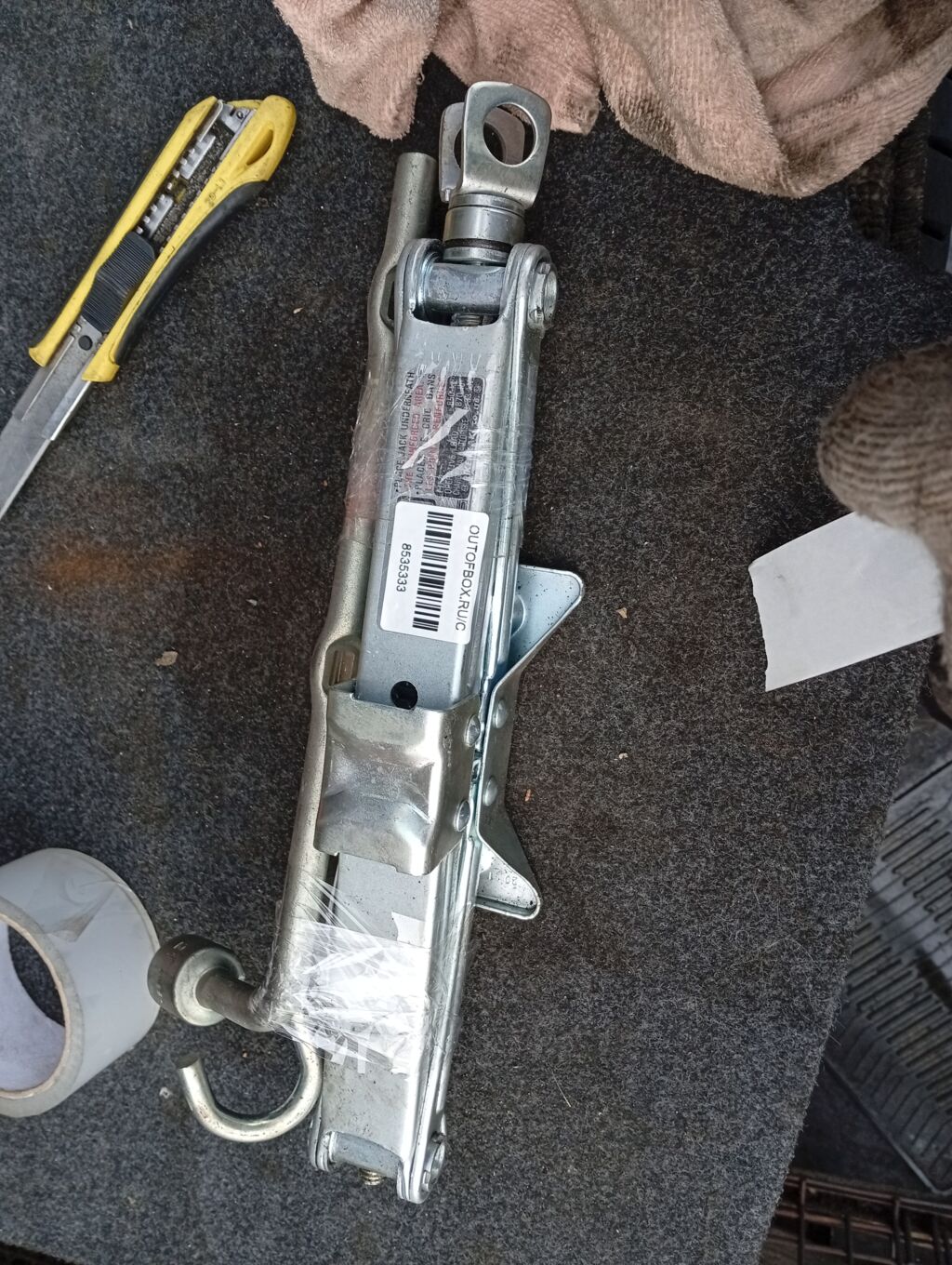 Домкрат на Honda Фото 2