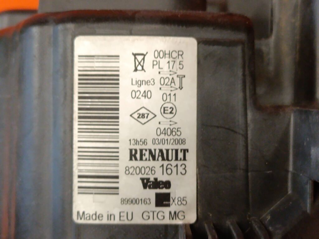 Фара на Renault Clio CR1B Фото 5