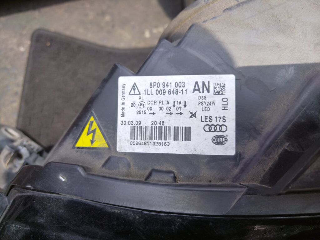 Фара 8P0941003AN на Audi A3 8P Фото 3