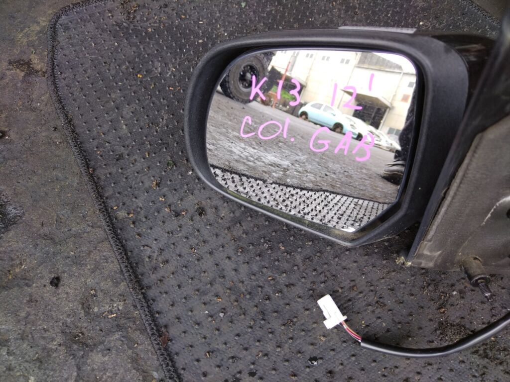 Зеркало двери боковой на Nissan March K13 Фото 3