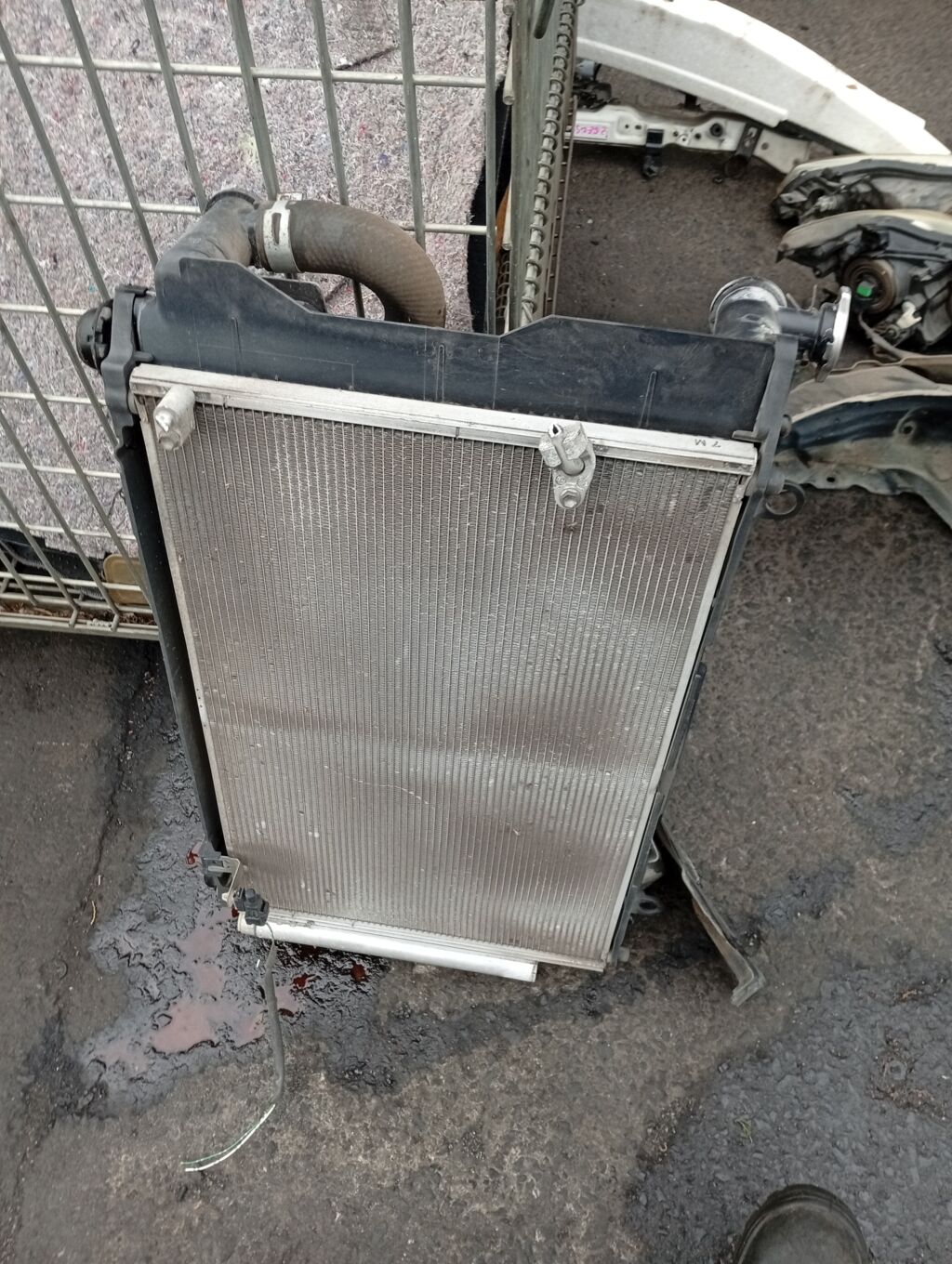 Радиатор ДВС 16410-22150, 1641022151, FX-036-4961, FX-036-4961A, TD-036-4961, TD-036-4961A на Toyota Wish ZGE25G 2ZR-FAE Фото 3