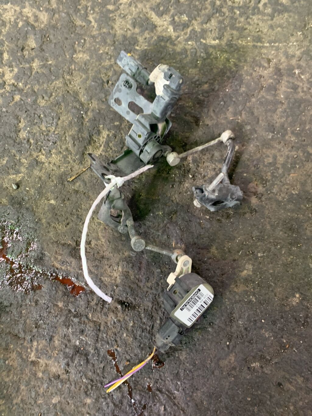 Датчик регулировки наклона фар на Peugeot 508 VF38 9663696880
