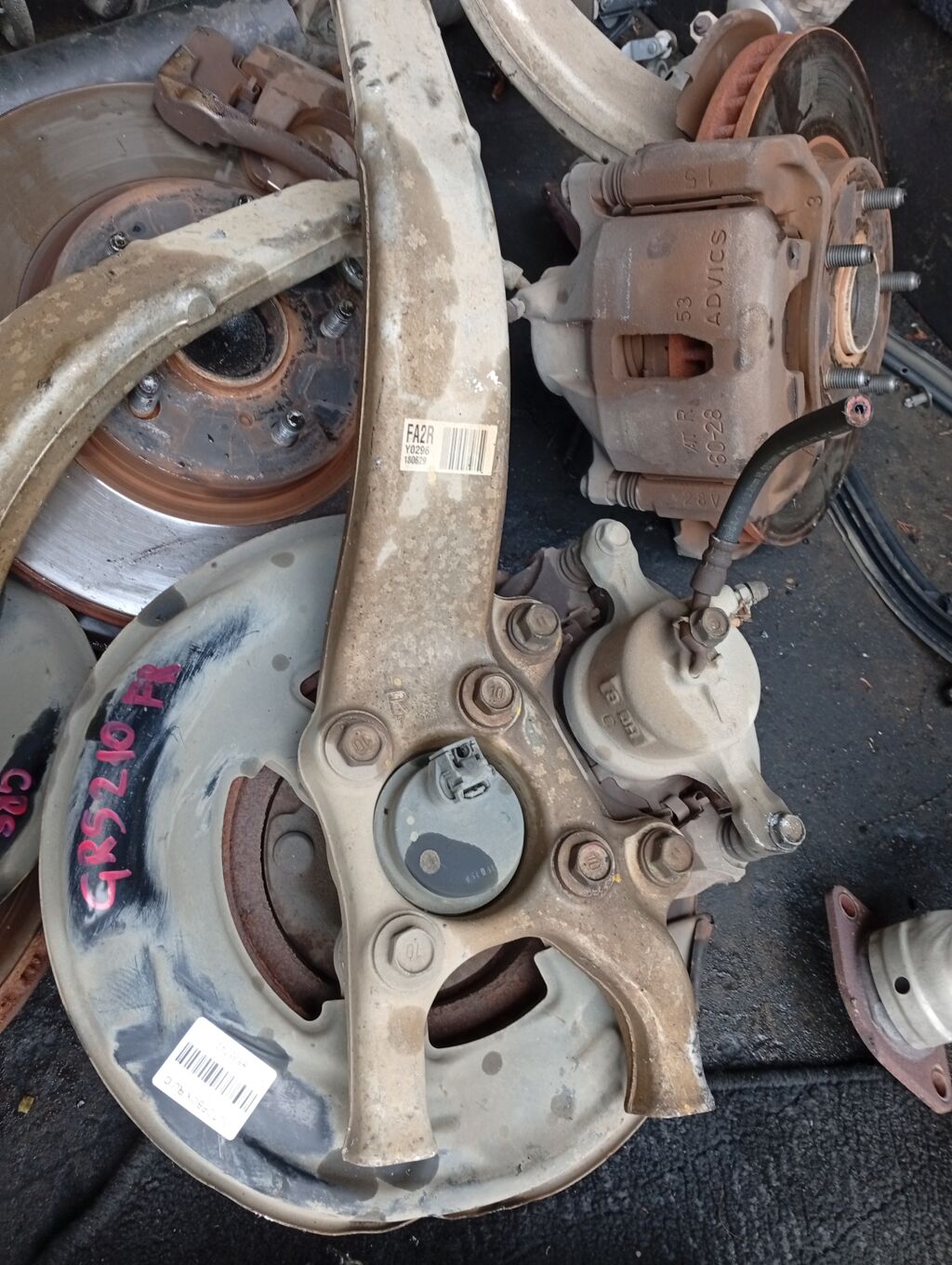 Ступица на Toyota Crown GRS210 2GR-FSE, Переднее Правое расположение