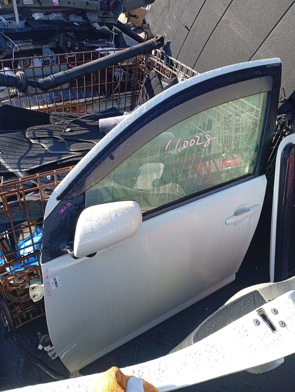 Дверь боковая на Toyota Passo QNC10, Переднее Левое расположение