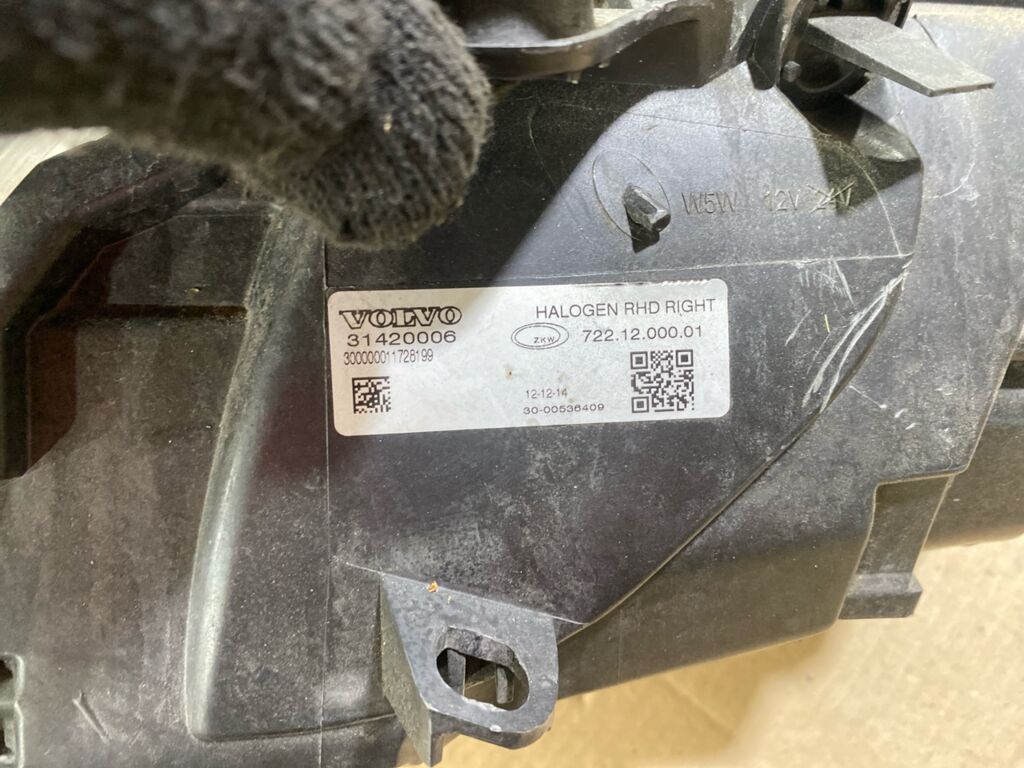 Фара 31420006 31420006 на Volvo Mv V40 Фото 3