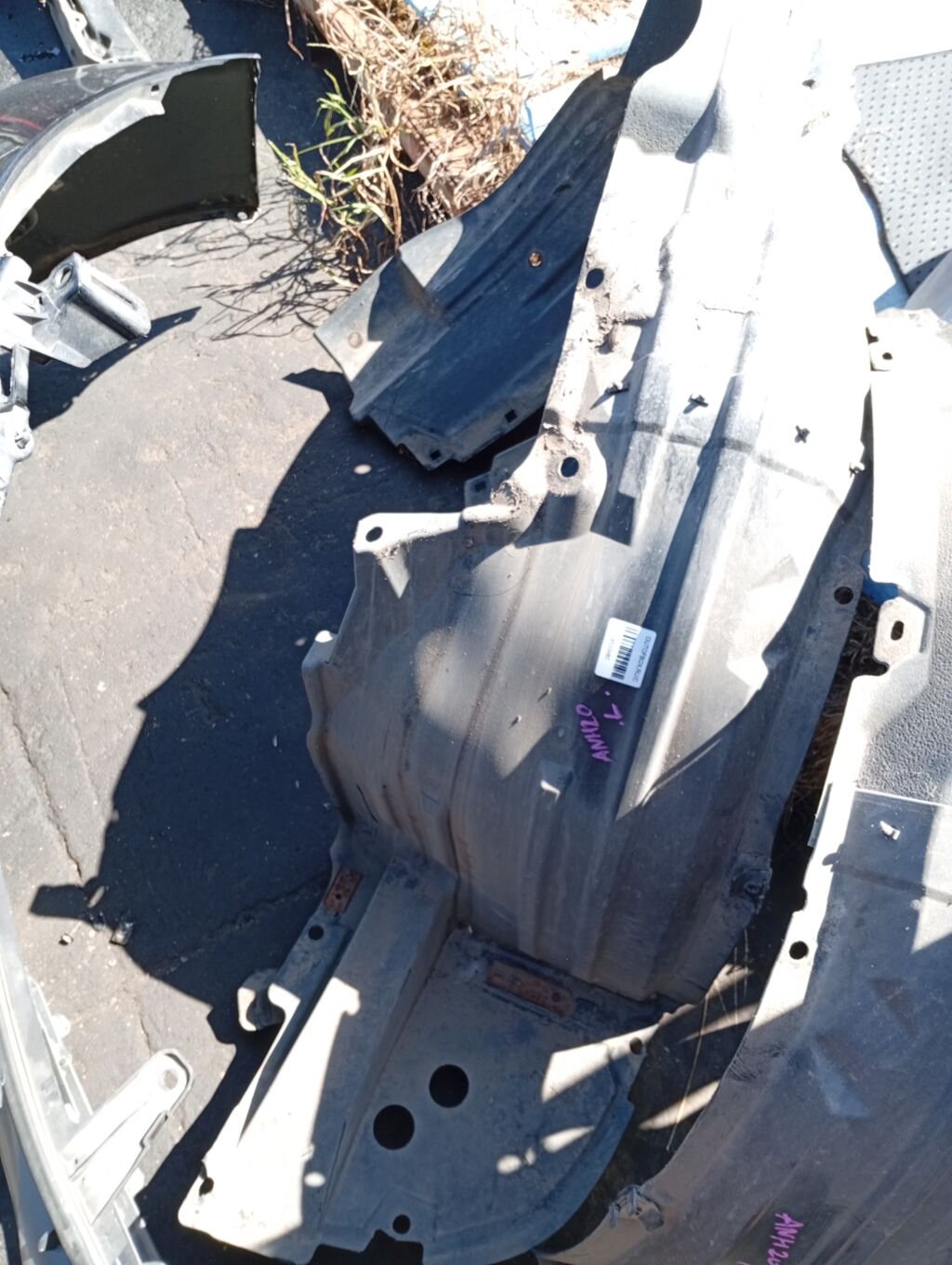 Подкрылок на Toyota Alphard ANH20W 2AZ-FE 53806-58040, Переднее Левое расположение