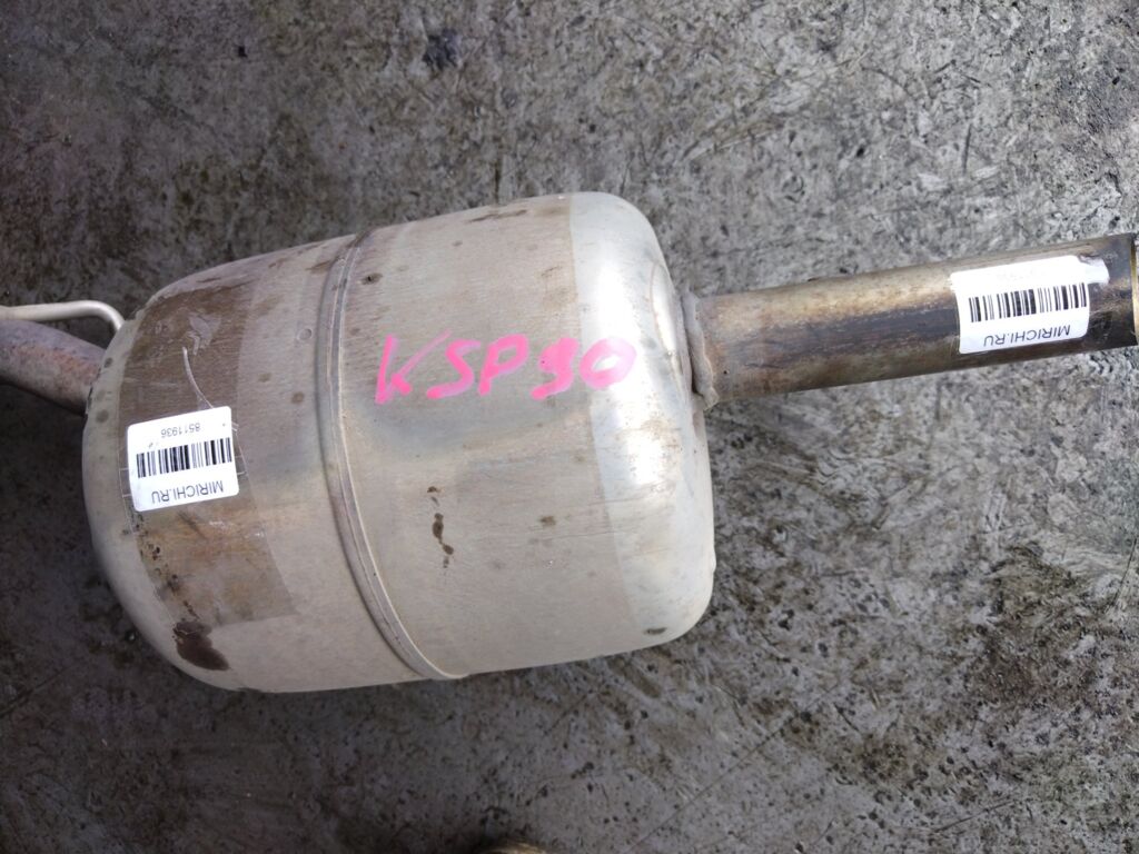 Глушитель на Toyota Vitz KSP90 1KR-FE Фото 2