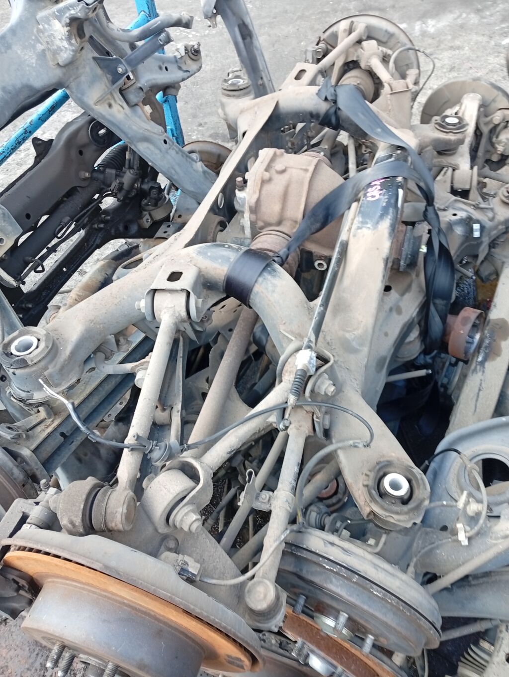 Балка подвески на Toyota Crown GRS180 4GR-FSE 51206-30080, Заднее расположение